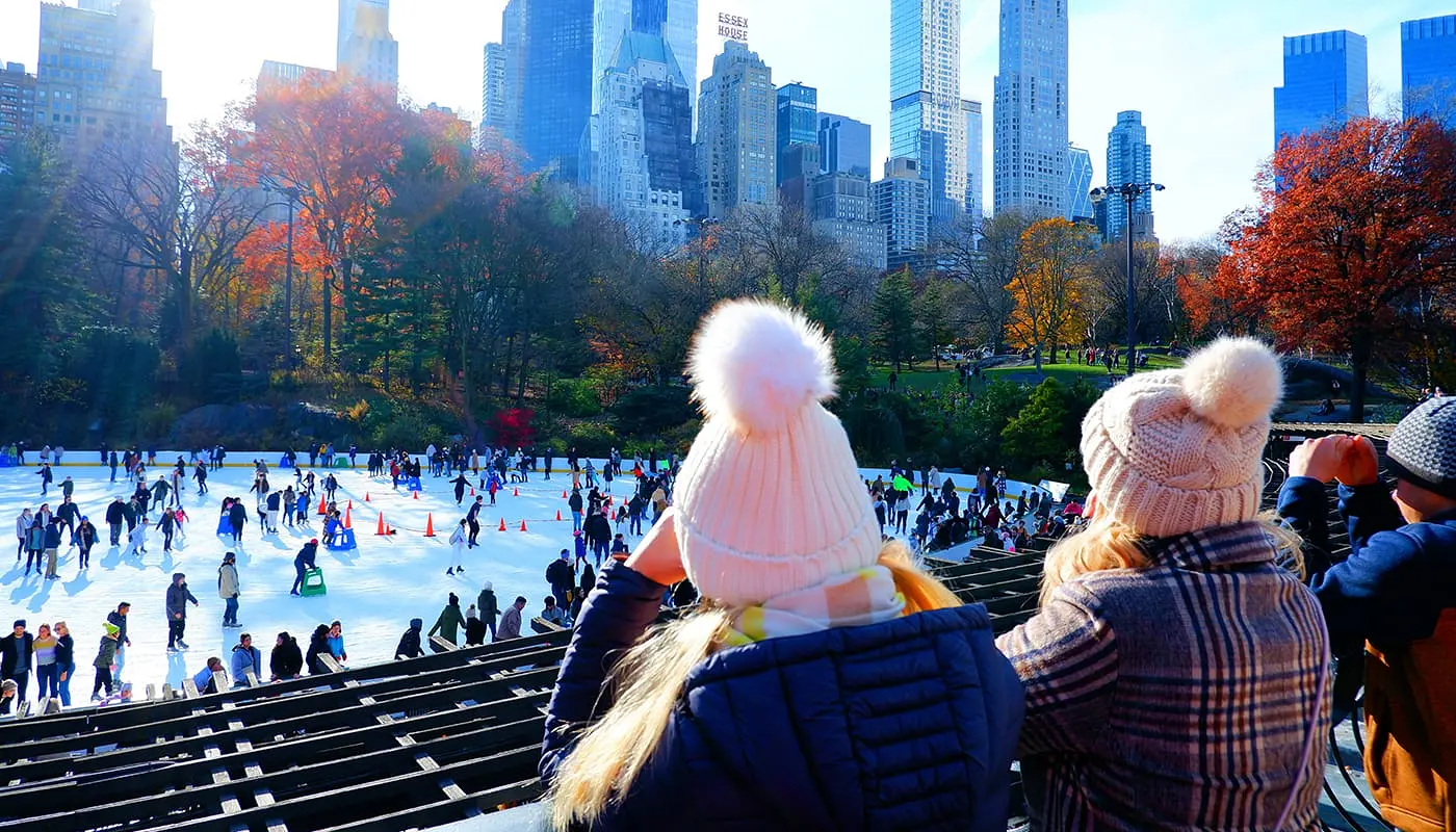Kerst dagplanning voor New York - Schaatsen in Central Park