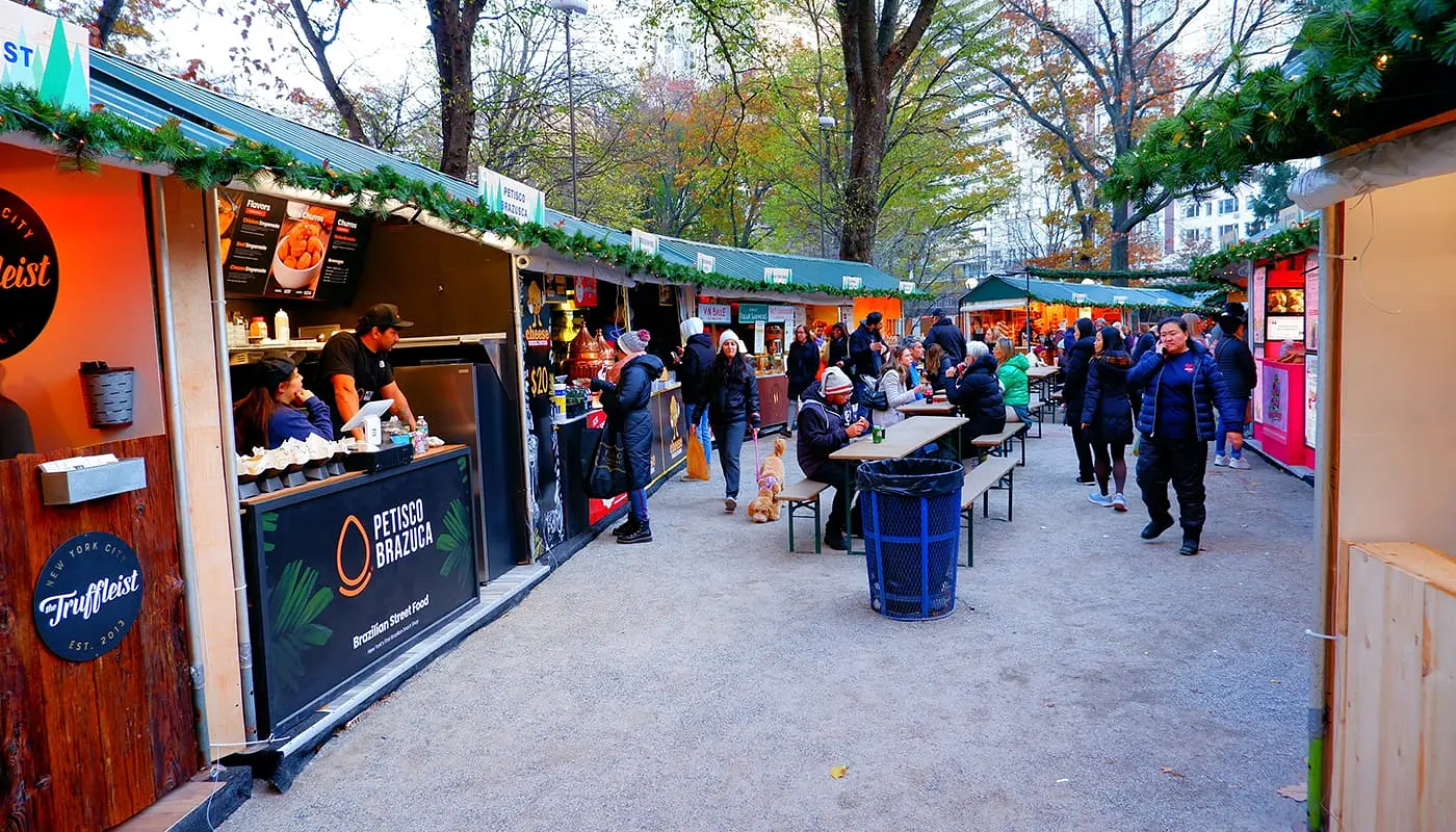 Kerst dagplanning voor New York - Union Square kerstmarkt