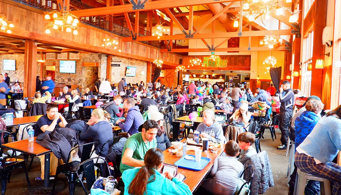 Dagtrip Skien of Snowboarden in New York - restaurant