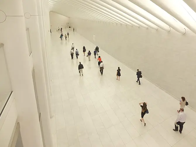 Oculus in New York - Doorgang