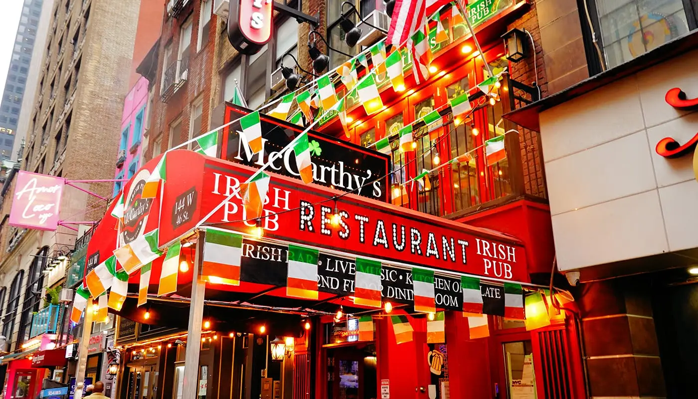 St Patricks Day in New York - Ierse Bar