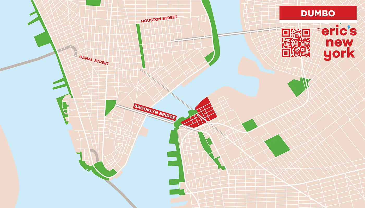 Dumbo in New York - Gratis Plattegrond