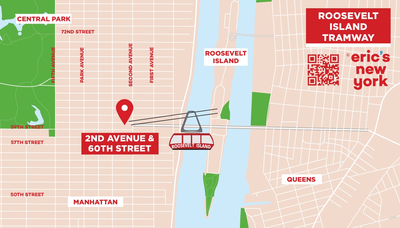 Roosevelt Island Tram New York - Map