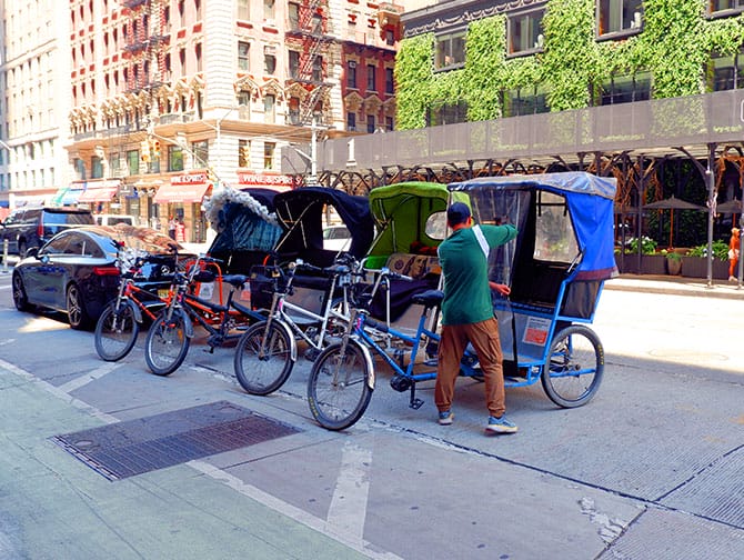Pedicab Tour in Central Park fietsen