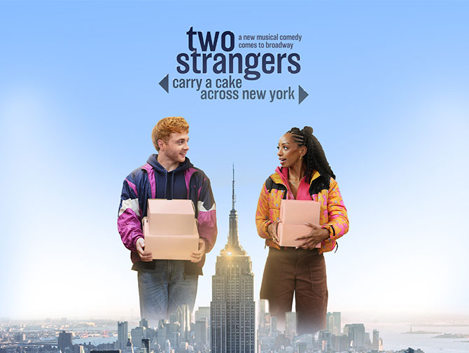 Two Strangers Carry a Cake Across New York op Broadway Tickets