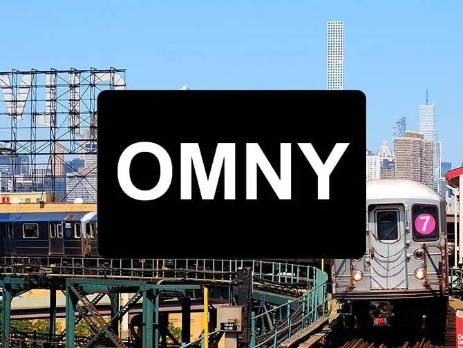 OMNY voor openbaar vervoer in New York