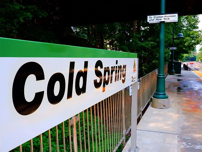 Small town America: dagtocht naar Cold Spring bij New York - Neem de trein naar Cold Spring
