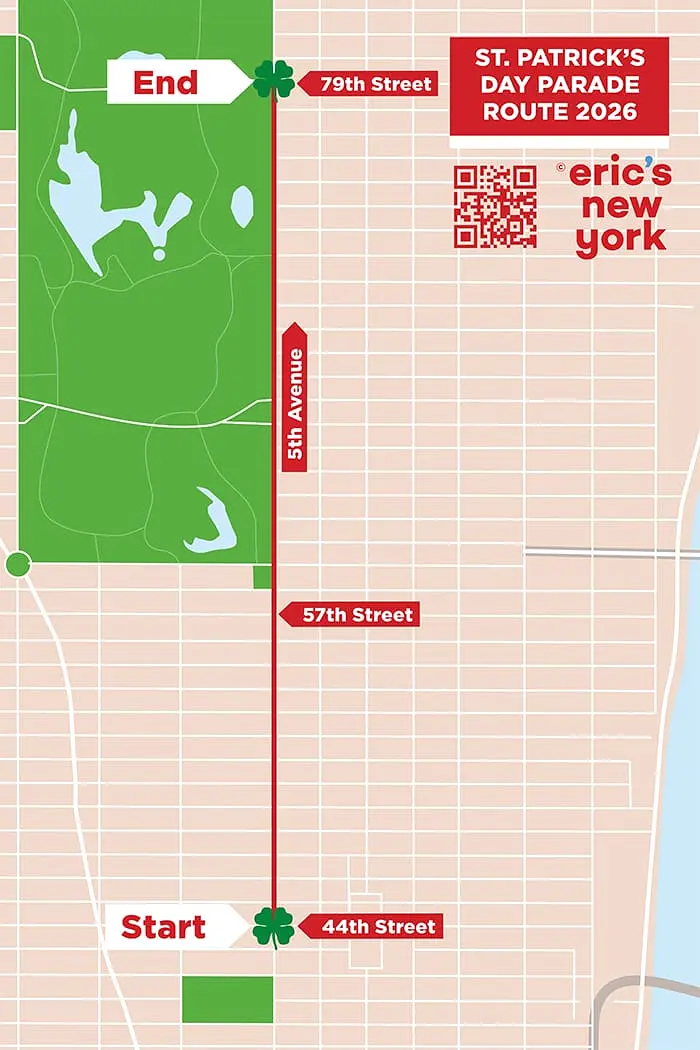 St Patricks Day in New York - Parade Route