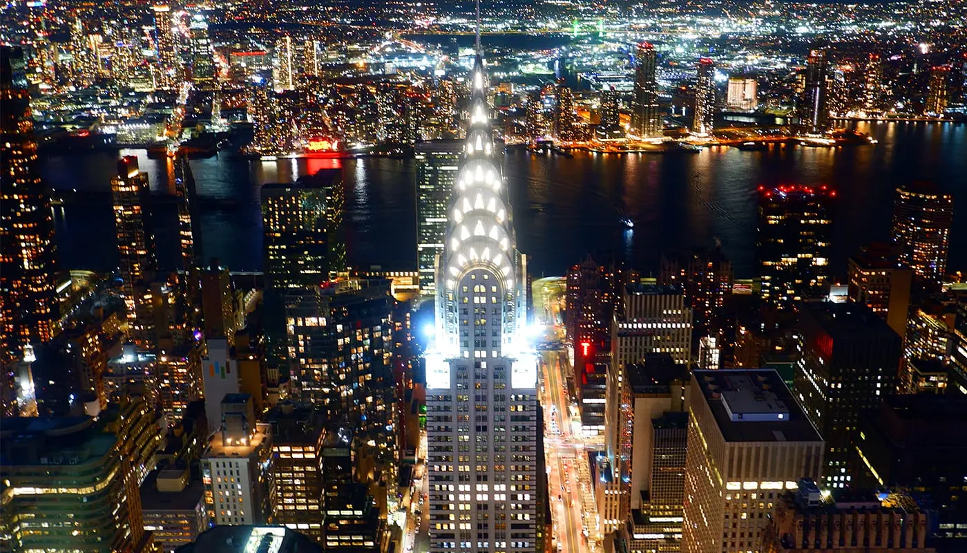 Chrysler Building in New York - 's Avonds
