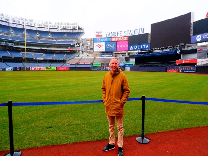 Yankee Stadium Tour - Een fotomoment tijdens de tour