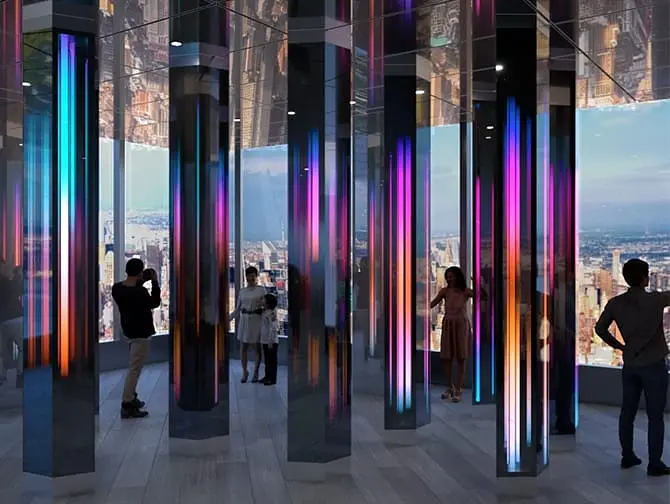 Edge New York Tickets - Multizintuiglijke installaties