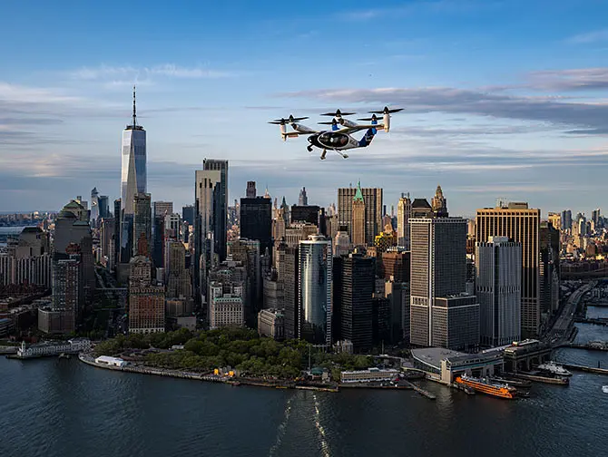 Joby Aviation: elektrische luchttaxi van JFK naar Manhattan - 7 minuten vlucht van vliegveld naar stad