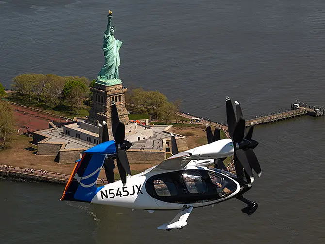 Joby Aviation: elektrische luchttaxi van JFK naar Manhattan - transfer en attractie in een