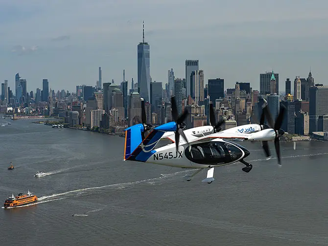Joby Aviation: elektrische luchttaxi van JFK naar Manhattan