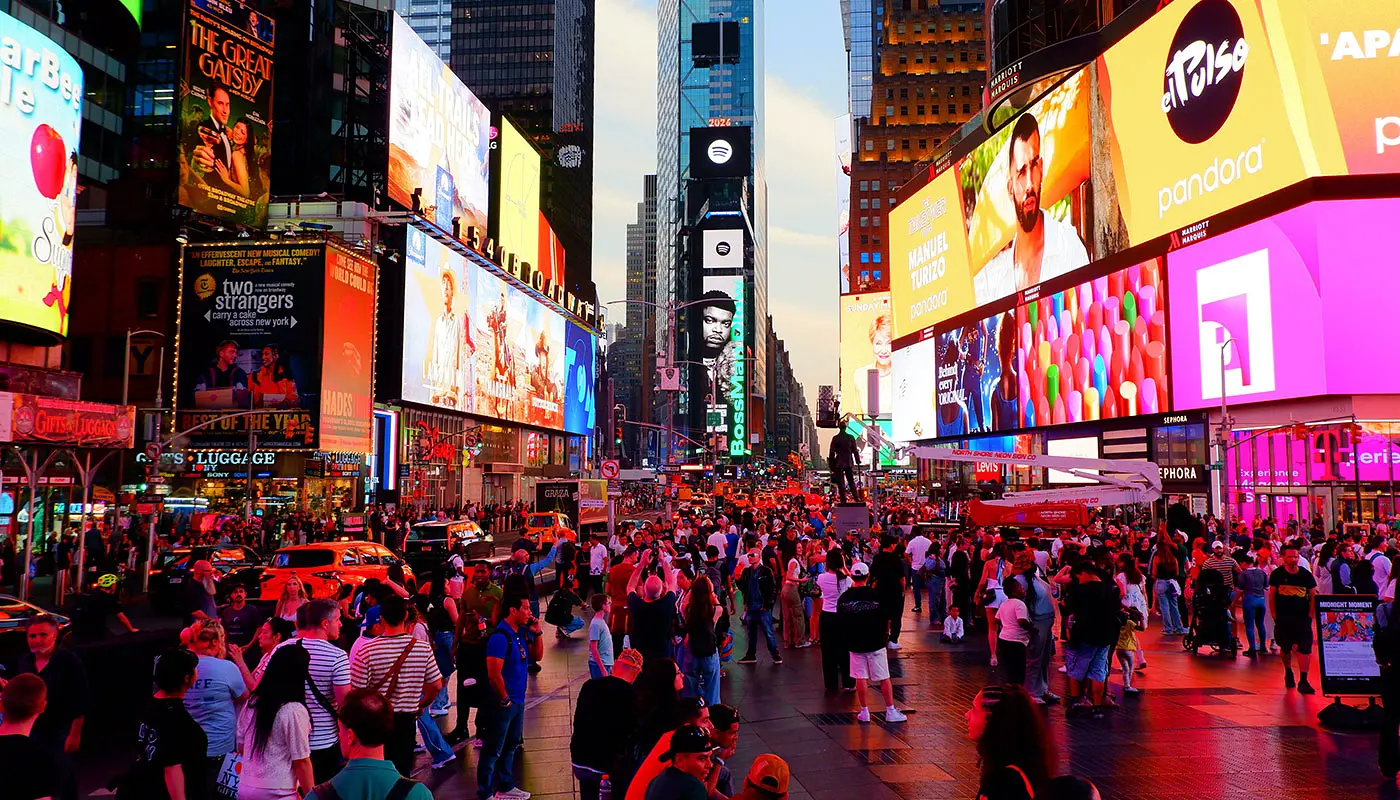6 Dagen New York Dagplanning - Eerste indruk van Times Square