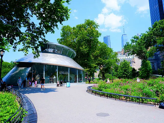 Battery Park in New York - Wandel door het Park