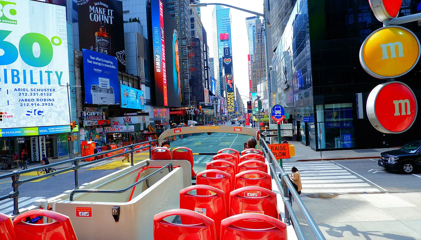 New York 8-daags reisschema - Neem de hop-on hop-off bus