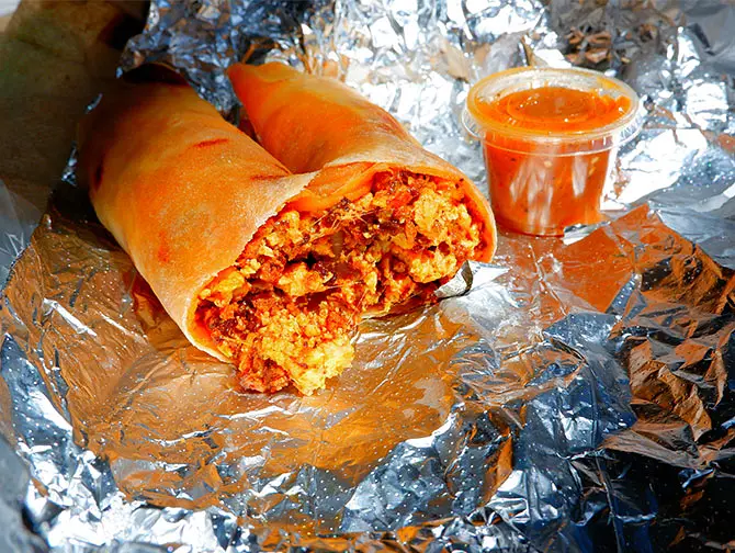Ontbijt in New York - Breakfast Burritos bij Los Tacos No. 1