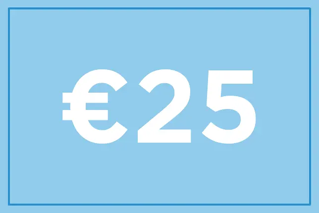 Cadeaubon €25