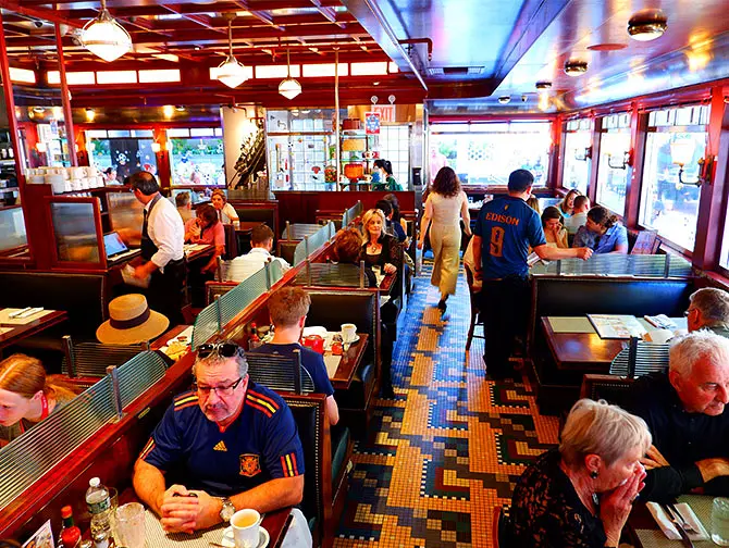Diners in New York - Brooklyn Diner in Midtown Manhattan