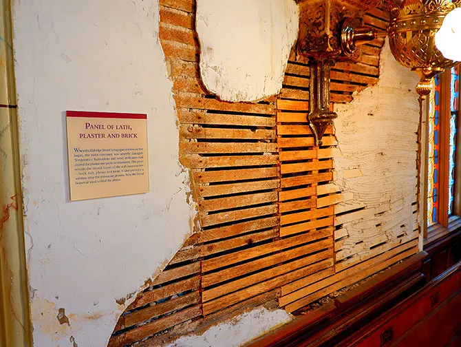Museum at Eldridge Street in New York - Nationaal Historisch Monument in de Lower East Side