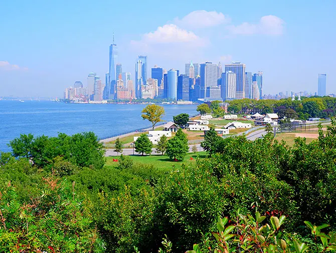 Wandelroute Governors Island in New York